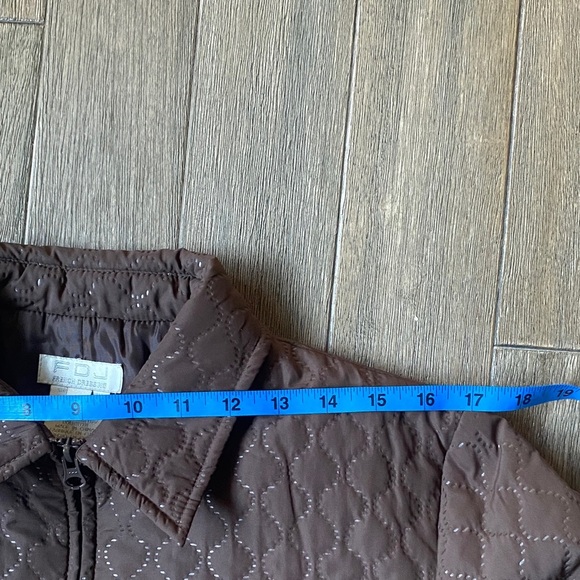 FDJ Quilted Puffer Jacket, Size S Petite - Picture 5 of 8